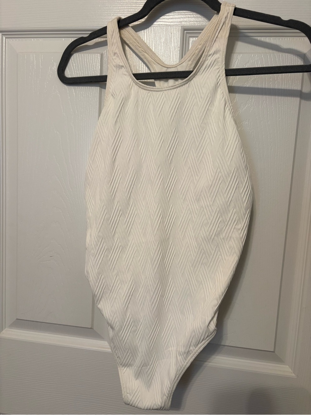 Vince Camuto cream One-Piece Swimsuit size 10